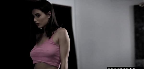  Lana Rhoades Step-Brother Treats Her Like a Submissive Maid